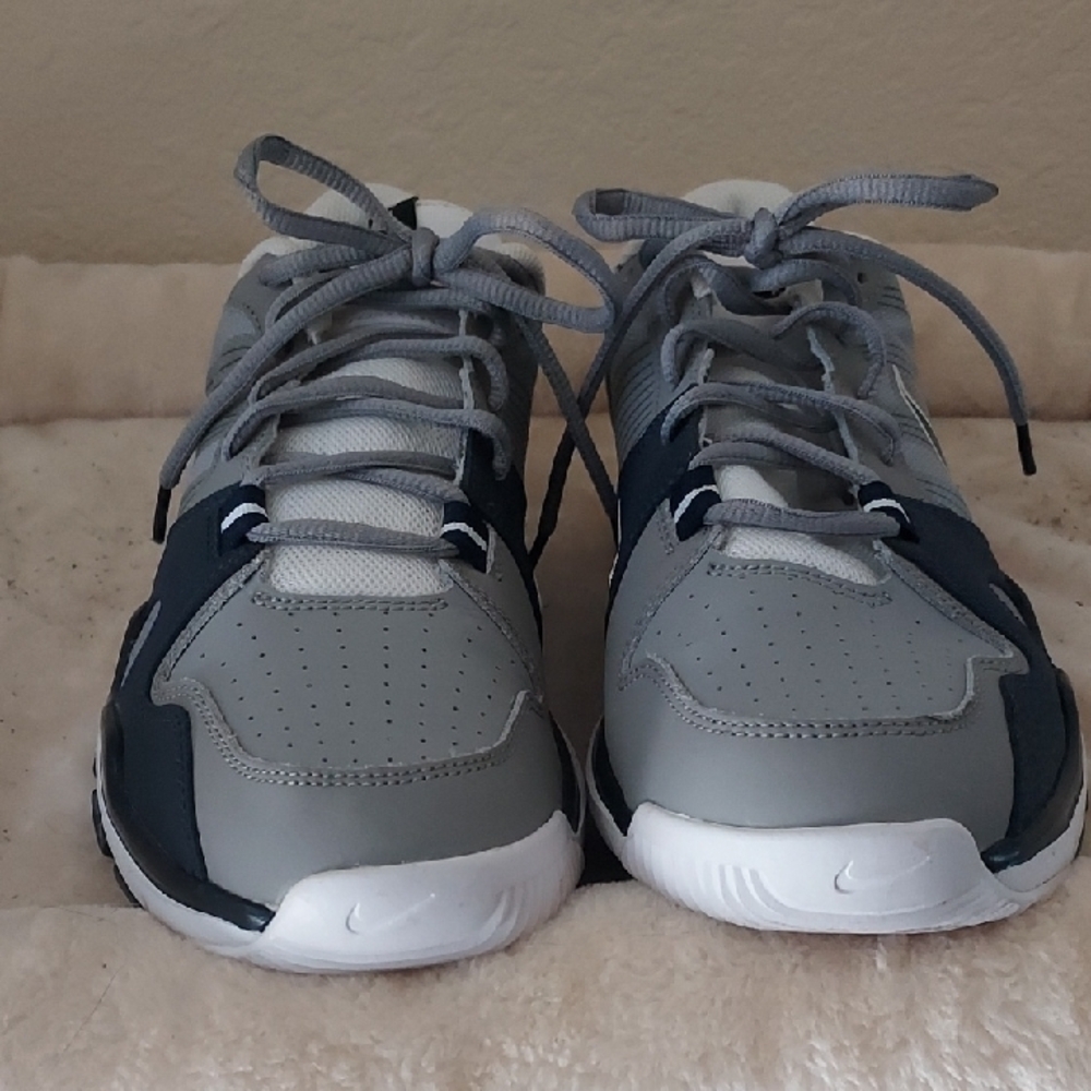 Nike Trainer 1 Gray and Blue Athletic Shoes Size 10 - Picture 3 of 8